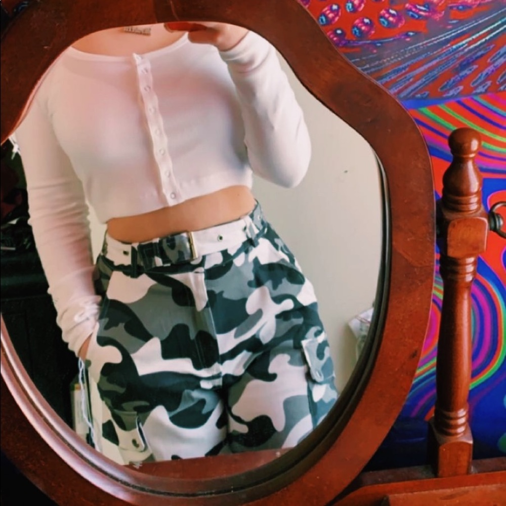 f21 knit crop top